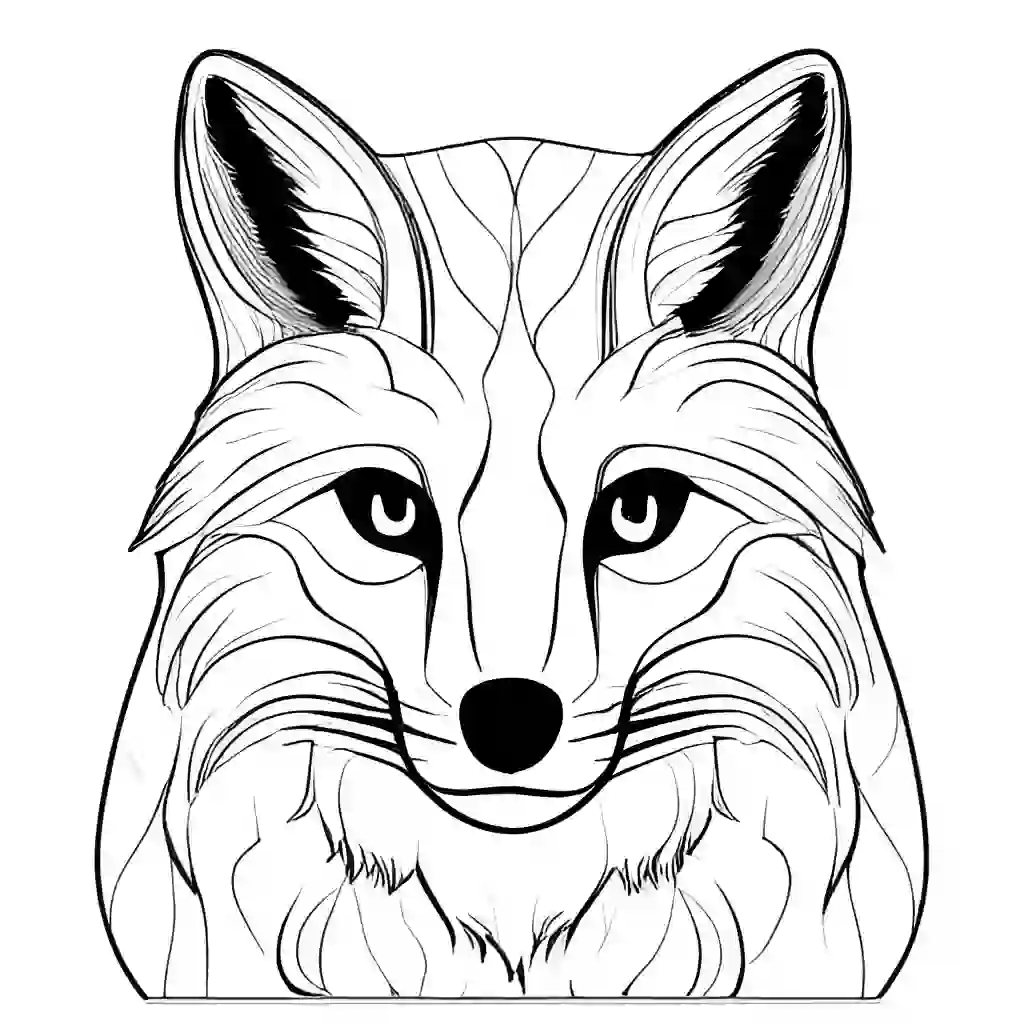 Arctic Fox coloring pages